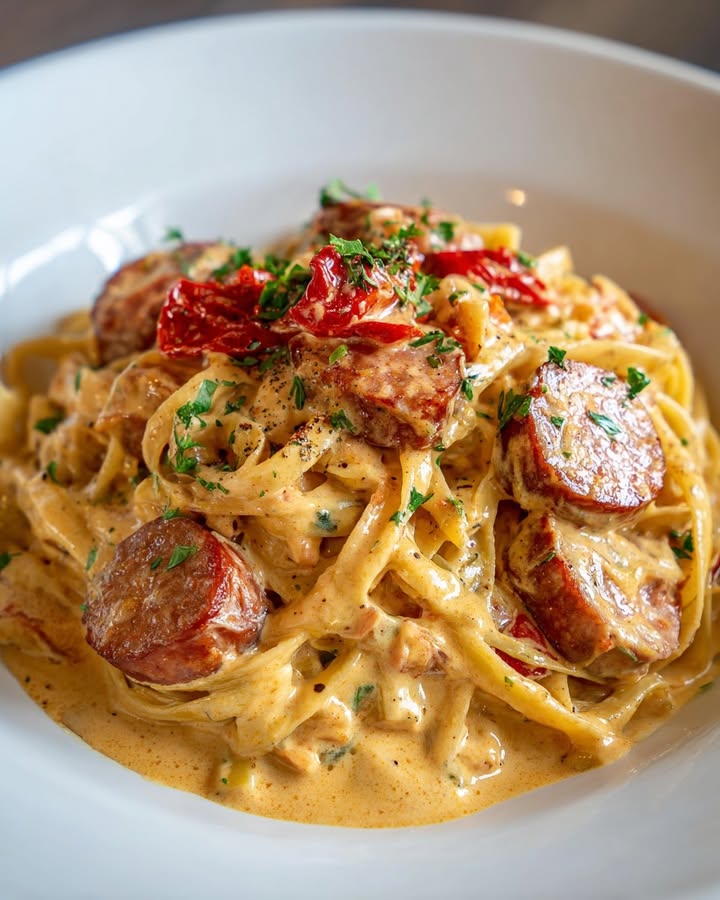 Pâtes Cajun Crémeuses