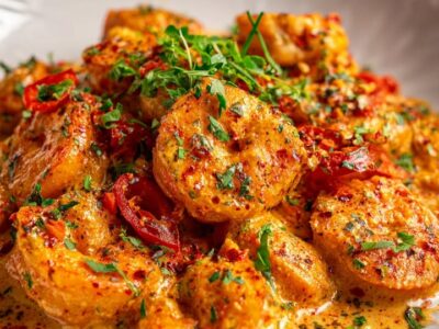 Crevettes Crémeuses Paprika : Recette Savoureuse et Rapide