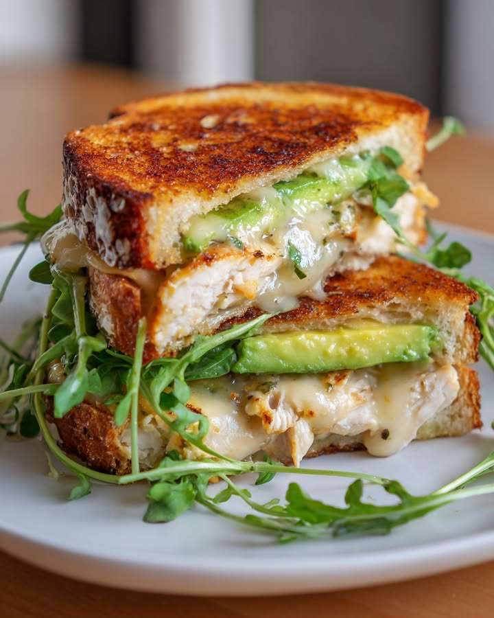 Sandwich Poulet Avocat : Recette Savoureuse et Facile à Préparer 2 Sandwich Poulet Avocat