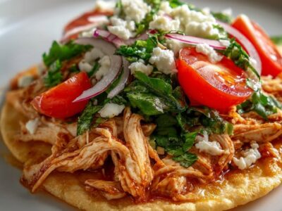 Tostadas Poulet Savoureuses : Recette Facile et Rapide