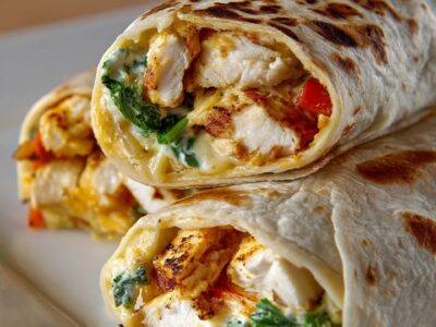 Wraps Poulet Fromage : Recette Facile et Savoureuse