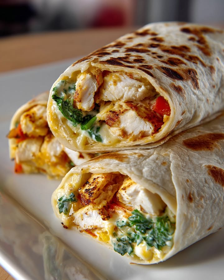 Wraps Poulet Fromage