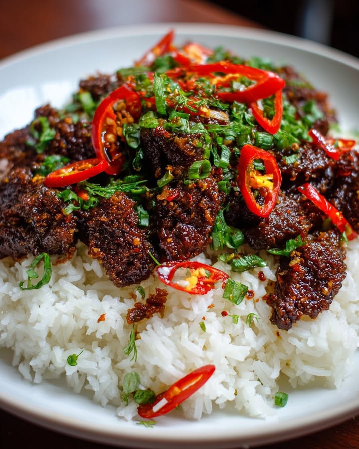 Bœuf Épicé Croustillant