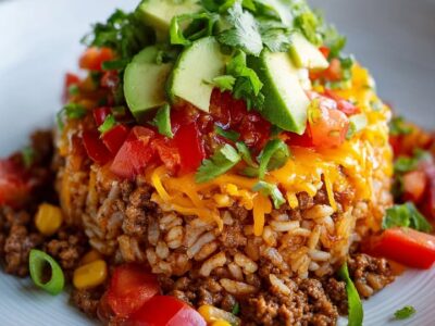 Taco Rice Bowl Rapide et Savoureux : Recette Facile
