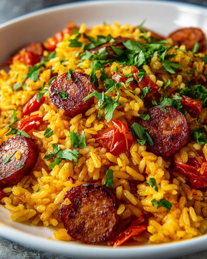 Riz Chorizo Tomate