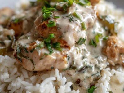 Poulet Crémeux Riz : Recette Facile et Savoureuse en 30 Minutes