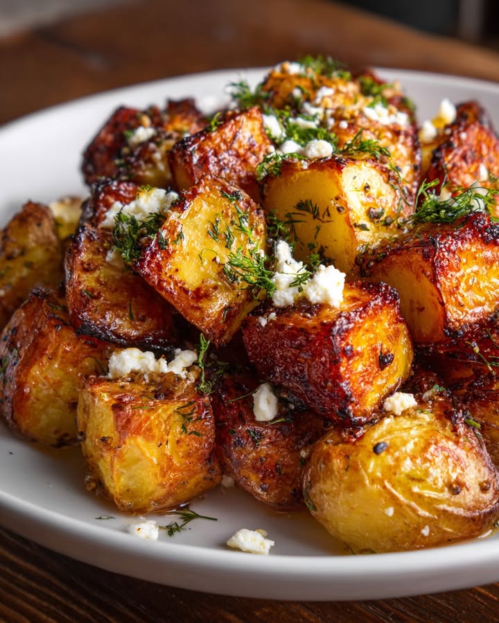 Pommes de Terre Feta : Recette Savoureuse et Facile à Préparer 2 Pommes de Terre Feta