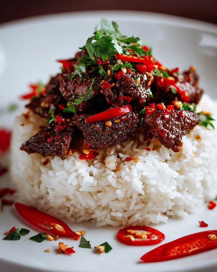 Bœuf Épicé Croustillant : Recette Savoureuse et Facile à Préparer 2 Bœuf Épicé Croustillant