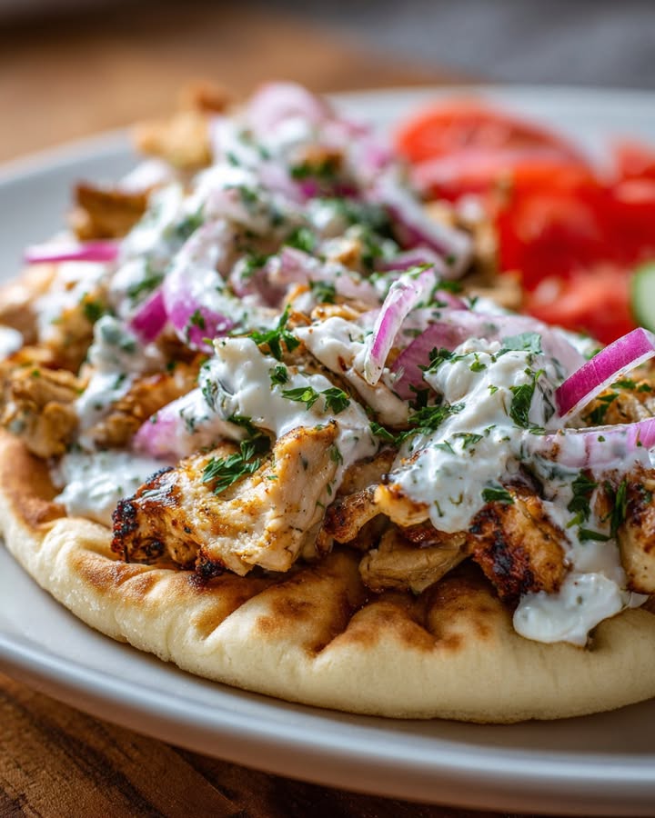 Gyros Poulet Tzatziki Feta