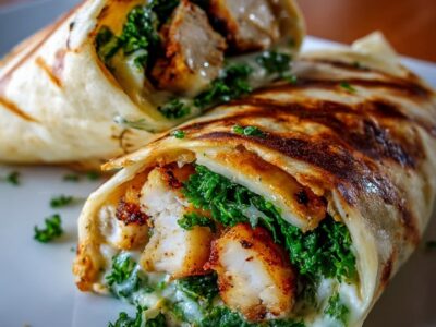 Wraps Poulet Fromage : Recette Facile et Savoureuse