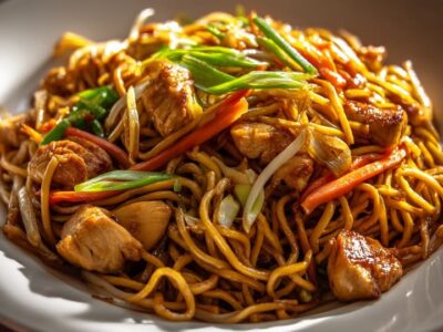 Chow Mein Savoureux Express : Recette Rapide et Délicieuse