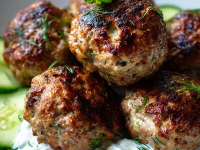 Boulettes Dinde Tzatziki : Recette Facile et Savoureuse