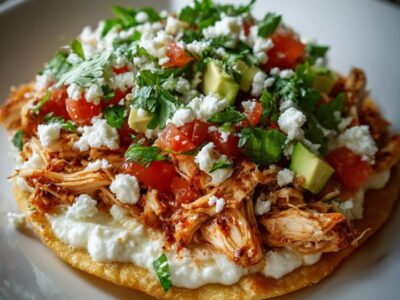 Tostadas Poulet Rôti : Recette Facile et Savoureuse