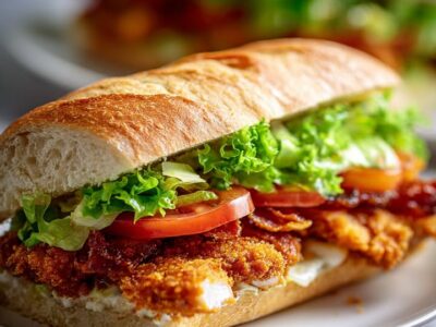 Sandwich Poulet César Rapide et Savoureux