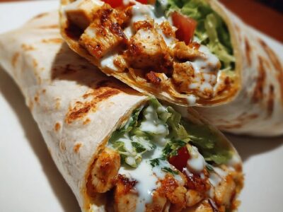 Wraps Poulet Fromage : Recette Facile et Savoureuse