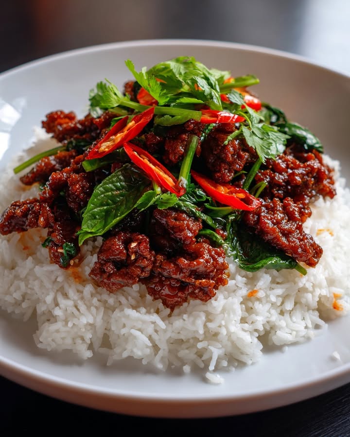 Bœuf Piquant Croustillant