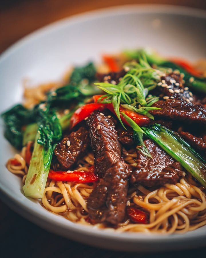 Bœuf Caramélisé Nouilles