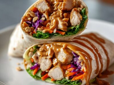 Wraps Poulet Thaï Facile et Savoureux