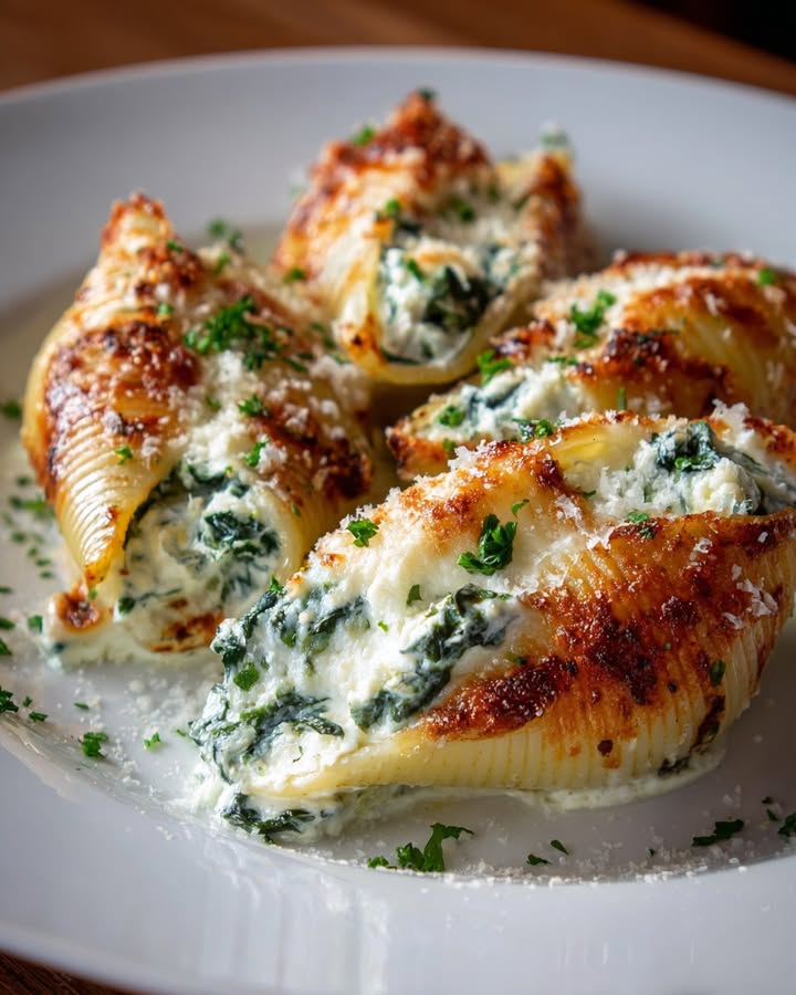 Conchiglioni Épinards Ricotta : Recette Savoureuse et Facile 2 Conchiglioni Épinards Ricotta
