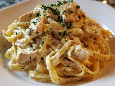 Pâtes Poulet Crémeuses : Recette Facile et Savoureuse