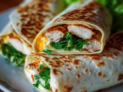 Wraps Poulet Fromage : Recette Facile et Savoureuse