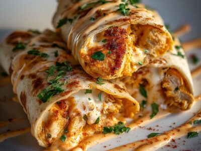 Wraps Poulet Fromage : Recette Facile et Savoureuse
