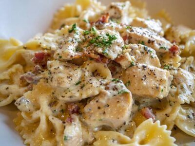 Pâtes Poulet Bacon : Recette Savoureuse et Rapide à Préparer