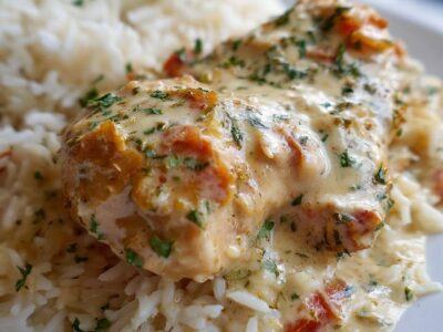 Poulet Crémeux Riz : Recette Facile et Savoureuse