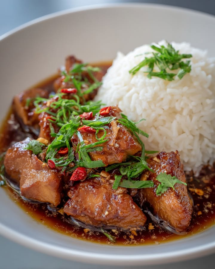 Poulet Soja Caramélisé