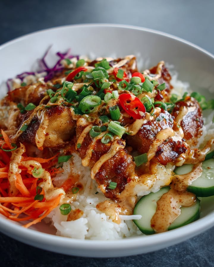 Bol Bang Bang Poulet : Recette Savoureuse et Facile à Préparer 2 Bol Bang Bang Poulet