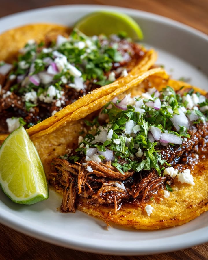 Tacos Birria Maison : Recette Savoureuse et Authentique 2 Tacos Birria Maison