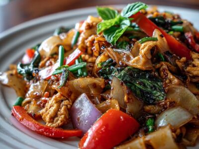 Nouilles Thaï Sautées : Recette Facile et Savoureuse