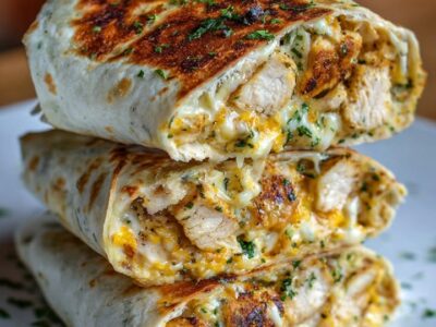 Wraps Poulet Fromage : Recette Facile et Savoureuse