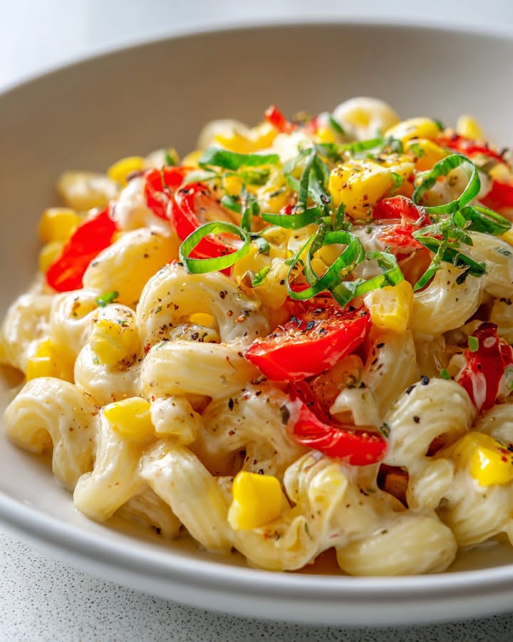 Salade Pâtes Maïs Healthy : Recette Facile et Savoureuse 2 Salade Pâtes Maïs Healthy