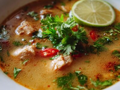 Soupe Thaïlandaise Poulet : Recette Facile et Authentique