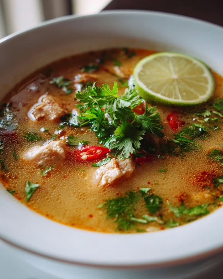Soupe Thaïlandaise Poulet
