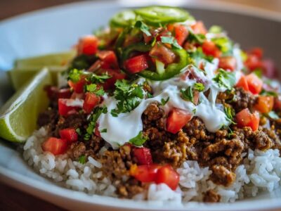 Taco de Riz : Recette Facile et Savoureuse en 15 Minutes