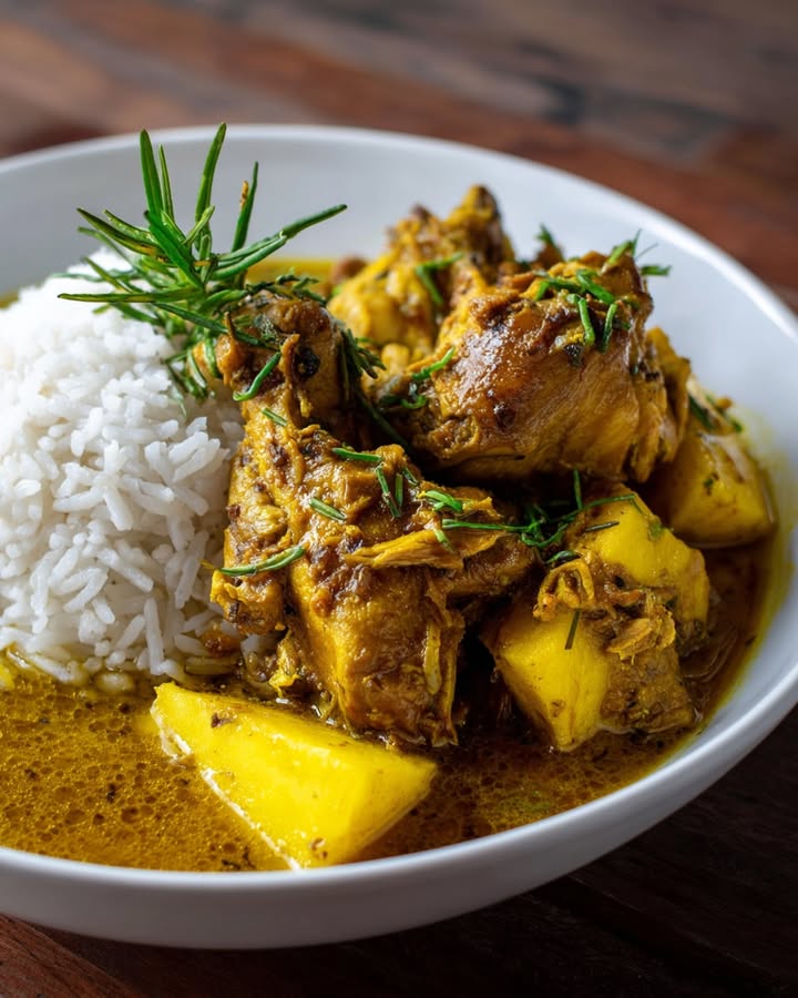 Curry Poulet Jamaïcain