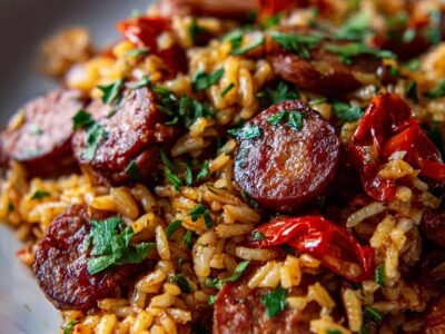 Saucisses Cajun Riz : Recette Facile et Savoureuse