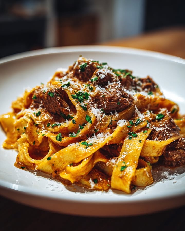 Pâtes Bœuf Crémeuses