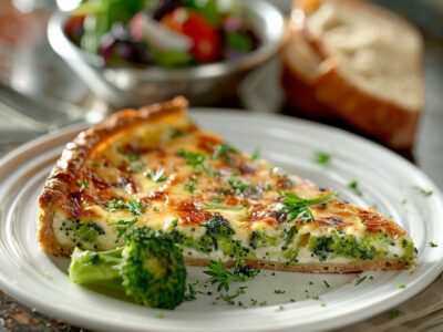 Clafoutis brocoli‑cheddar facile : la recette rapide