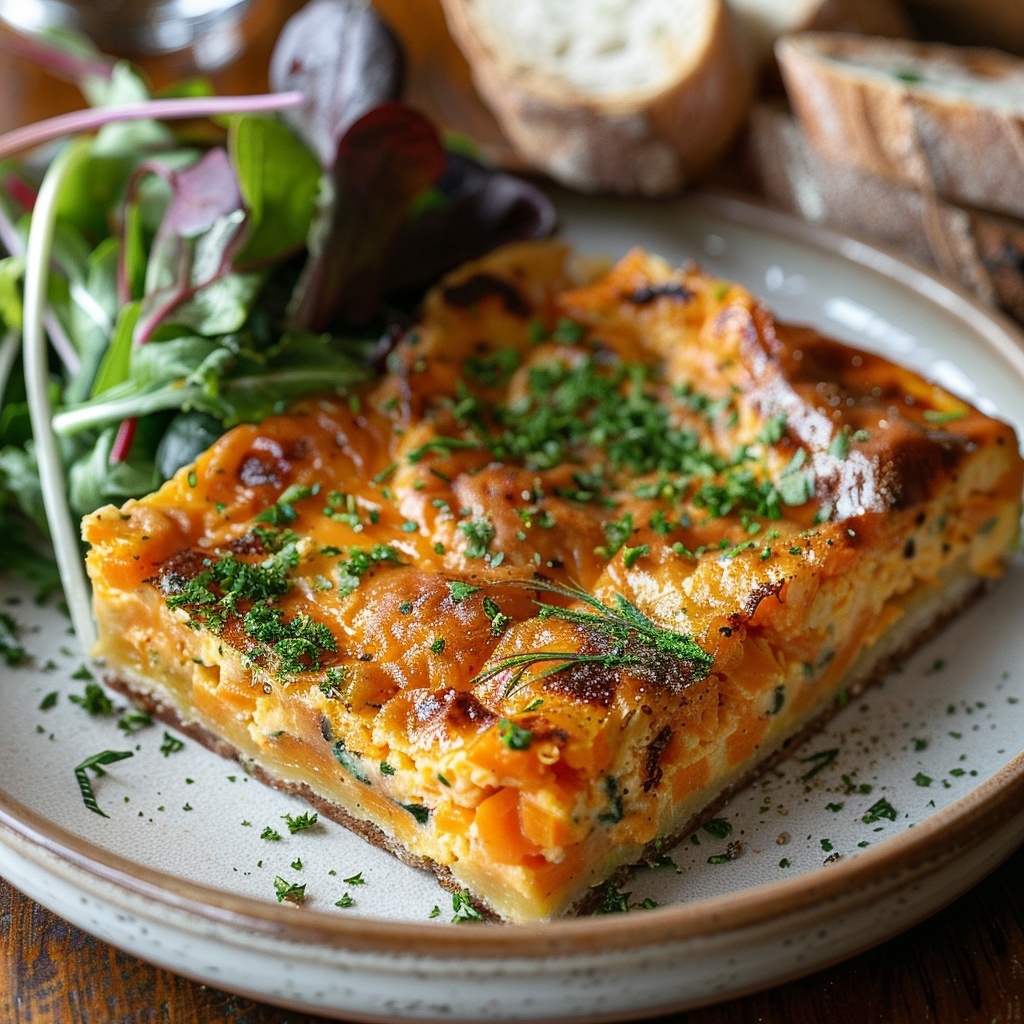 Clafoutis carottes‑cumin