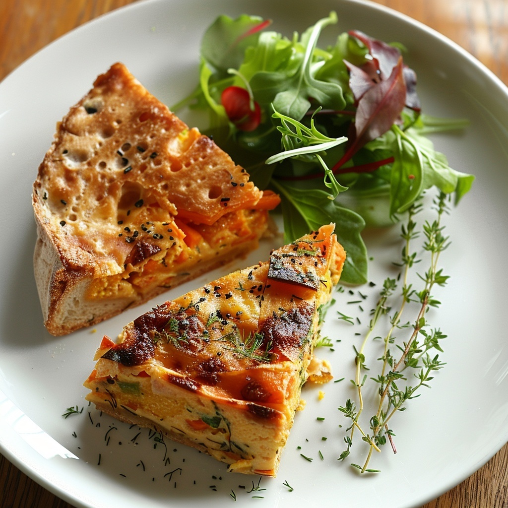 Clafoutis carottes‑cumin