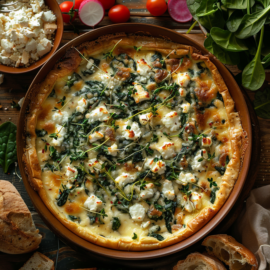 Clafoutis épinards-feta sans pâte facile et savoureux 5 Clafoutis épinards‑feta sans pâte