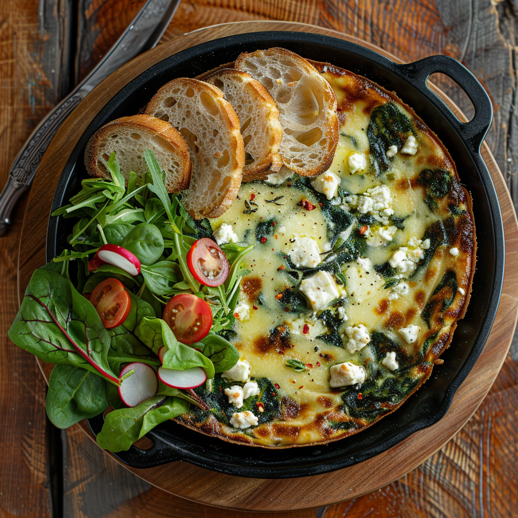 Clafoutis épinards-feta sans pâte facile et savoureux 3 Clafoutis épinards‑feta sans pâte