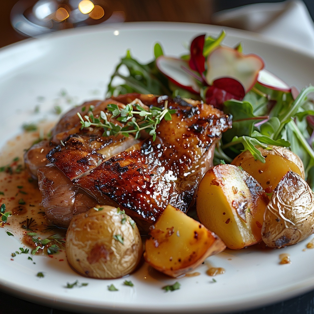 Confit de canard pommes sarladaises