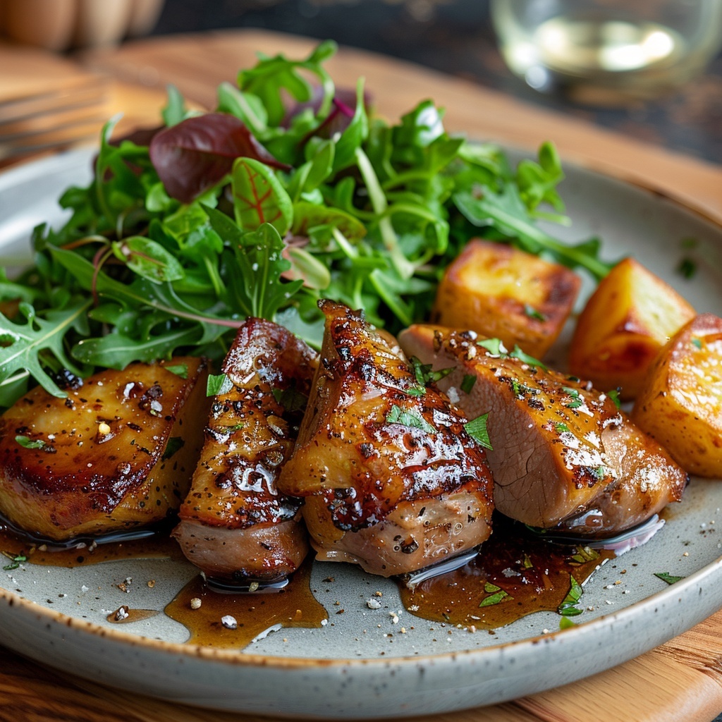 Confit de canard pommes sarladaises