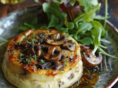 Flan salé champignons‑gruyère : une recette facile et savoureuse