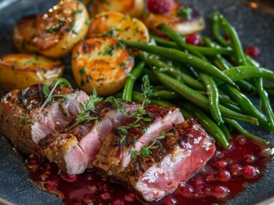 Magret de canard sauce framboise : une recette savoureuse