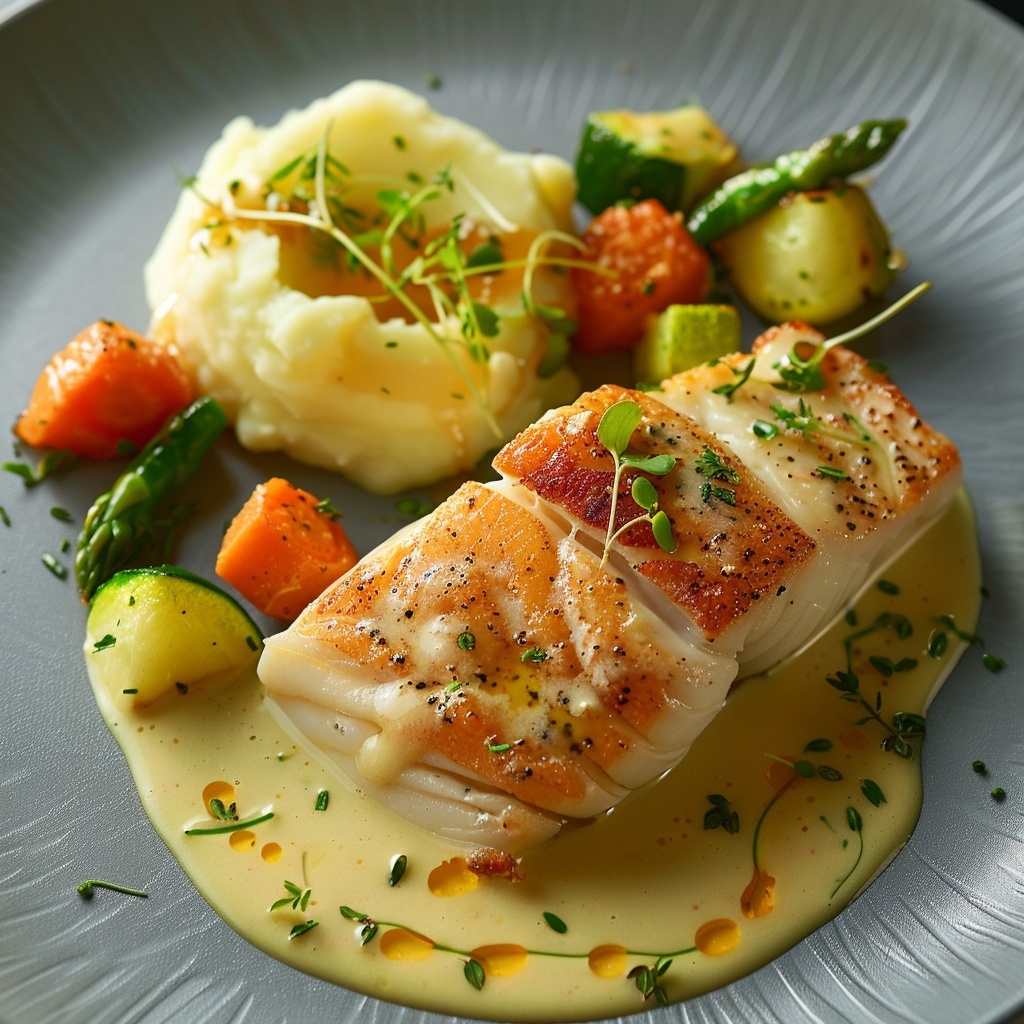 Pavé de cabillaud sauce beurre blanc : recette facile 2 Pavé de cabillaud sauce beurre blanc